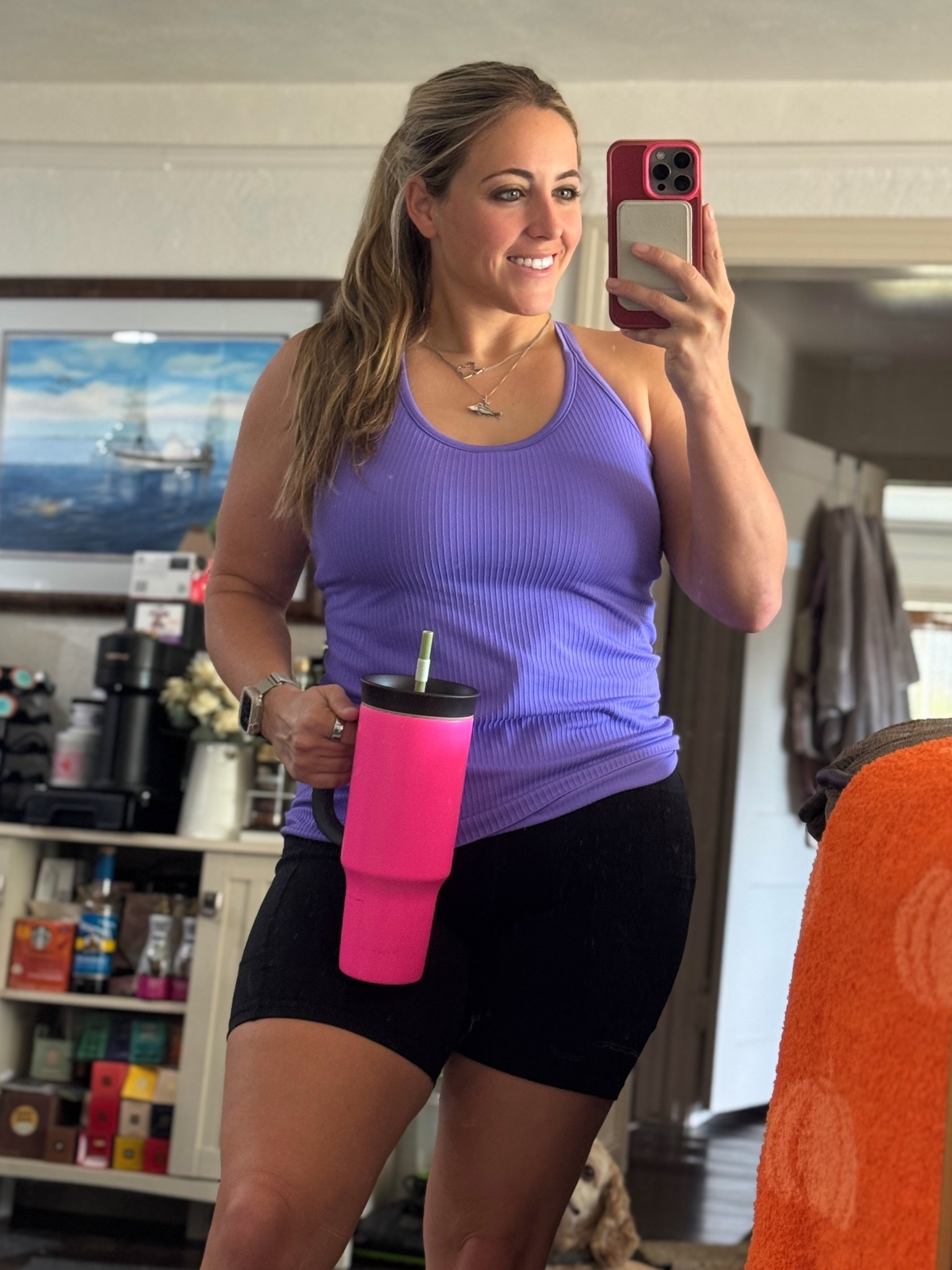 My FAVORITE workout tank! No bra needed under it and it’s so flattering!

#LTKFindsUnder50 #LTKActive #LTKMidsize