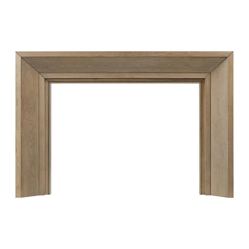Modern Ember Everly Wood Fireplace Mantel Surround Kit in White | 56" x 42" Opening | 54" & Revie... | Wayfair North America