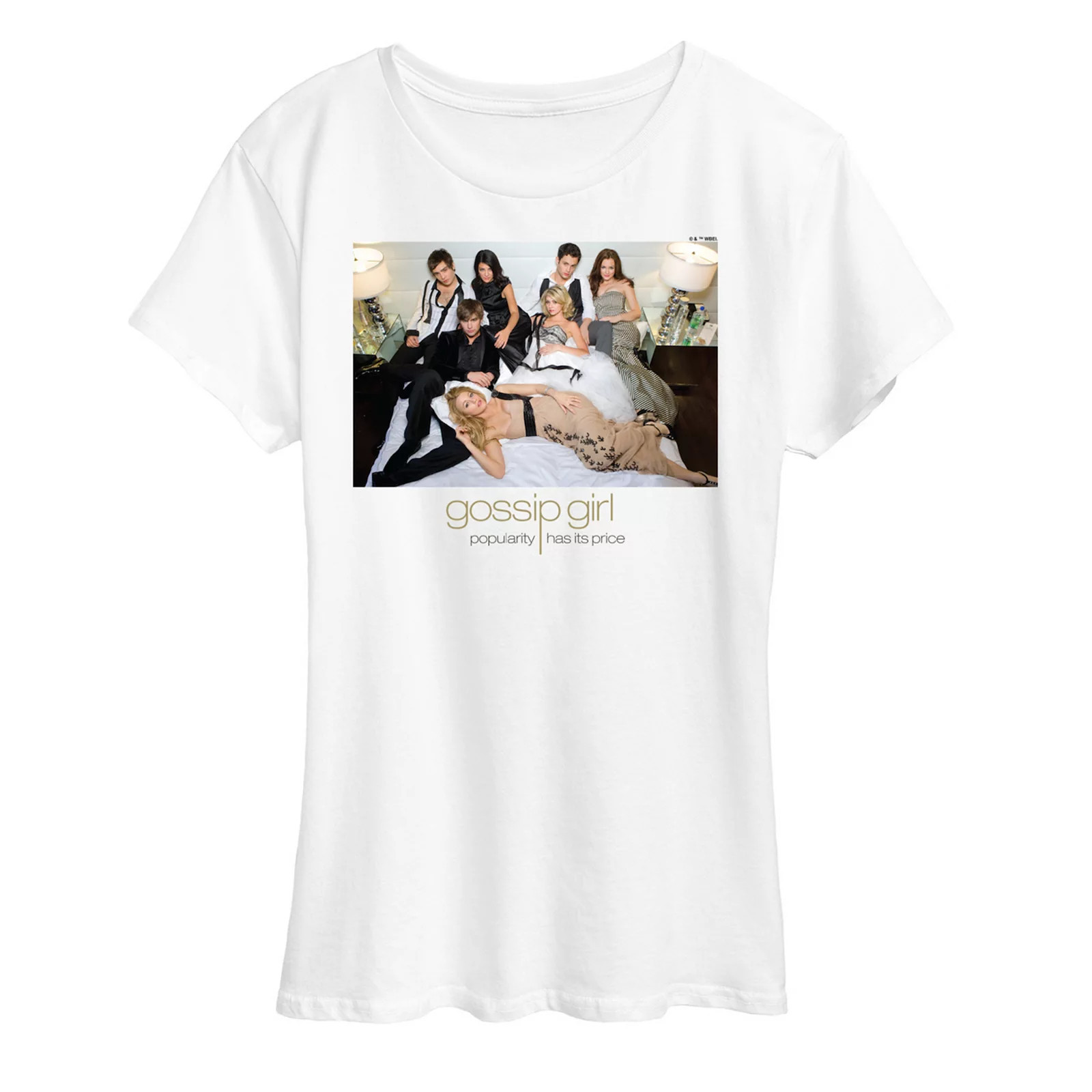 Women's Gossip Girl Graphic Tee, Size: XXL, White | Kohl's