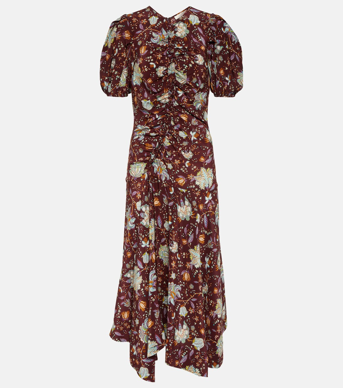 Heleen floral silk midi dress | Mytheresa (US/CA)