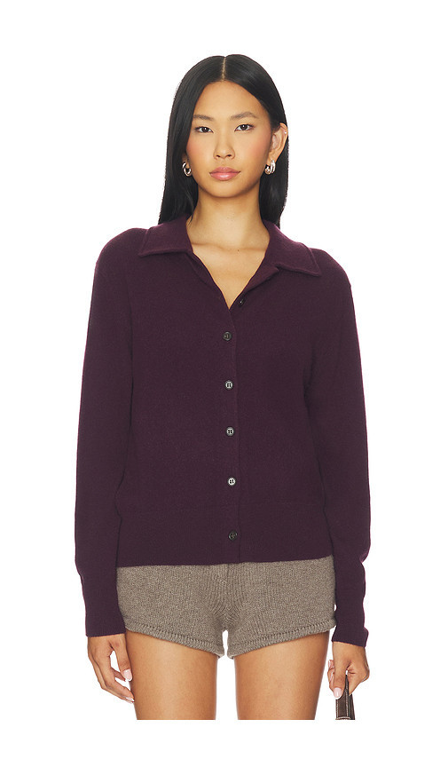 Lisa Yang Suzette Cardigan in Burgundy. Taglia 0. Also in 1, 2. | Revolve Clothing (Global)