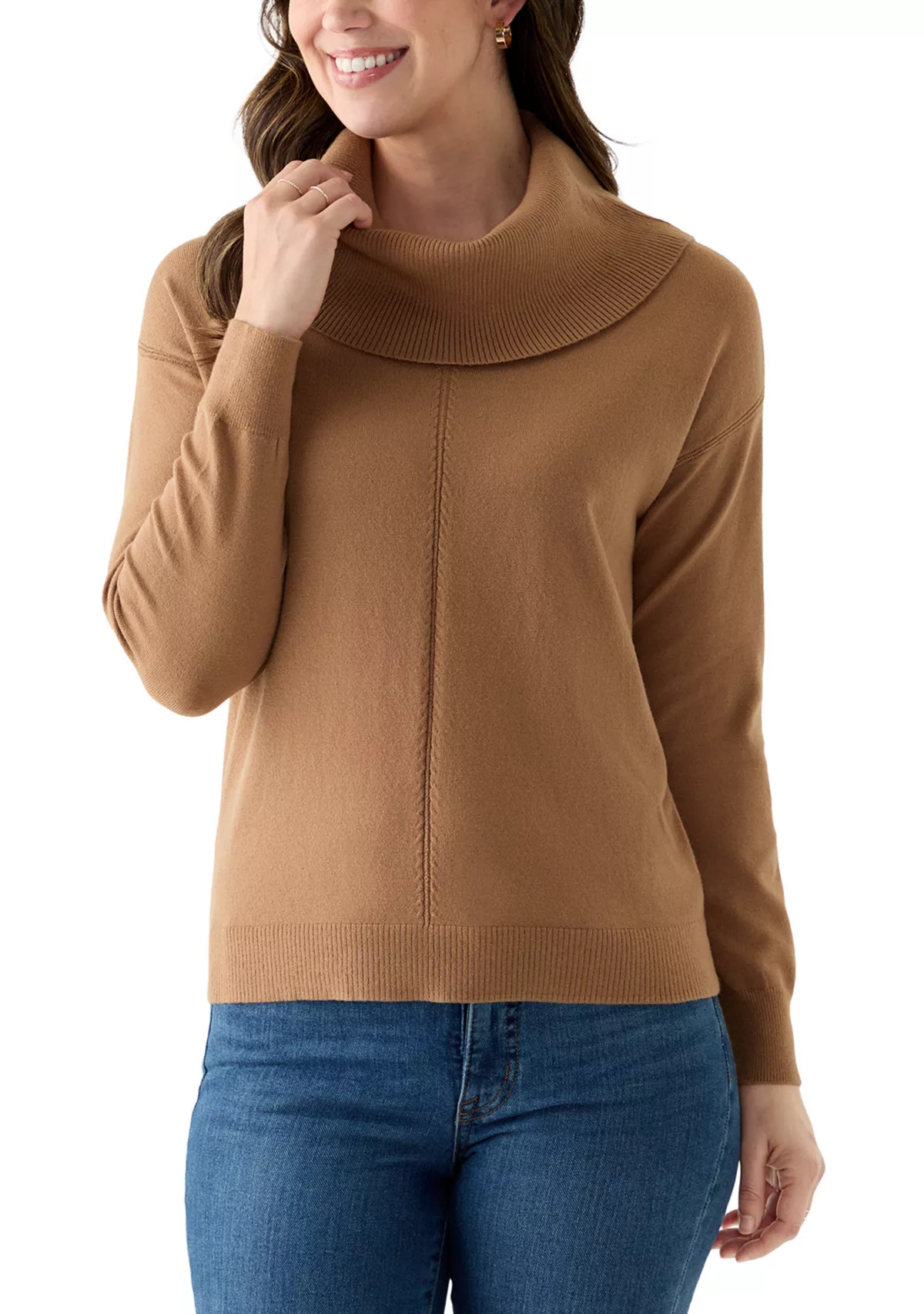 Women's Fine Gauge Cowl Neck Sweater | Belk
