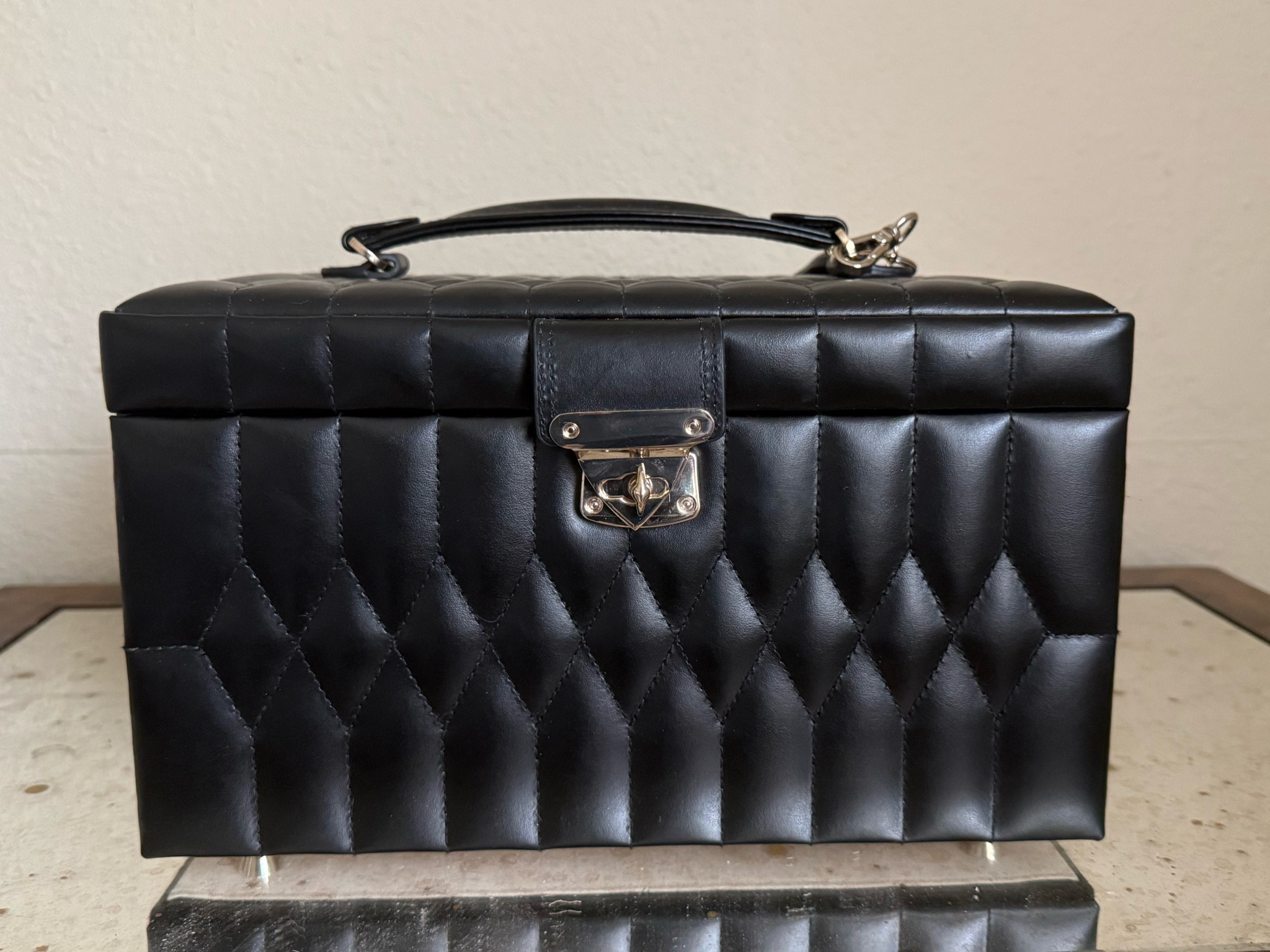 This beautiful leather jewelry case makes a great last minute holiday gift for her! It has compartments for rings, earrings, necklaces, watches  and bracelets. I highly recommend it! ❤️

#LTKHome #LTKGiftGuide #LTKStyleTip