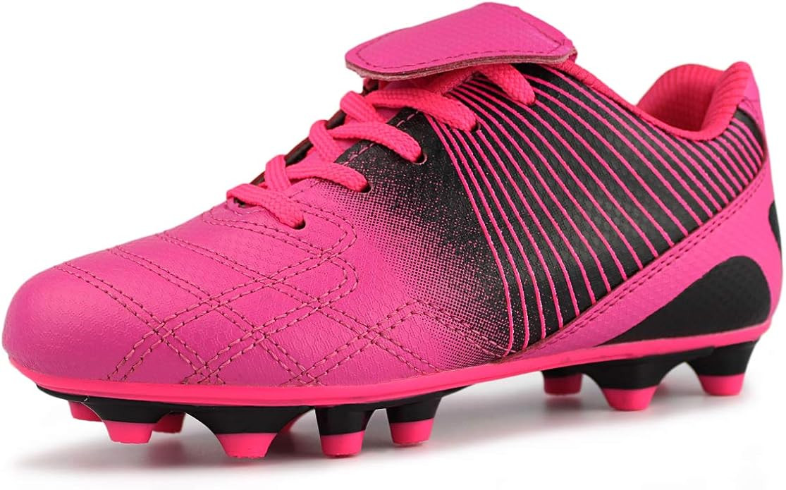 Hawkwell Kids Outdoor Soccer Cleats High-top Sock Ankle Care Performance Soccer Cleats(Toddler/Li... | Amazon (US)