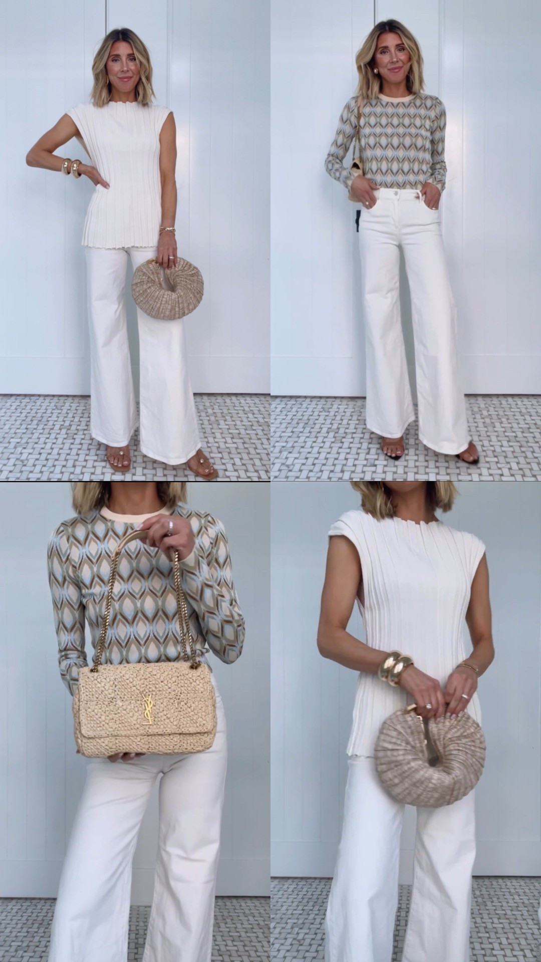 Styling one of my favorite pairs of jeans for spring. I'm 5'7 and wearing size smalll