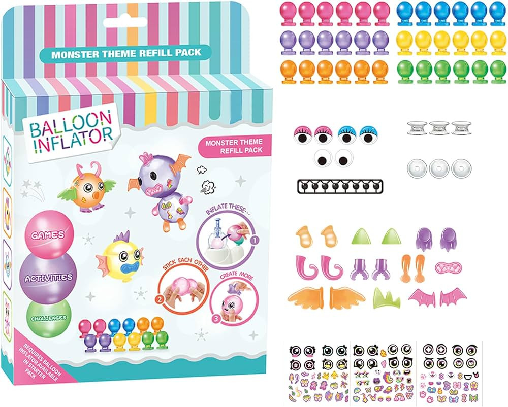 DIY Craft Kits Toys Accessories, Balloon Toy Accessories, Arts & Crafts Toy Accessories for 3 4 5... | Amazon (US)