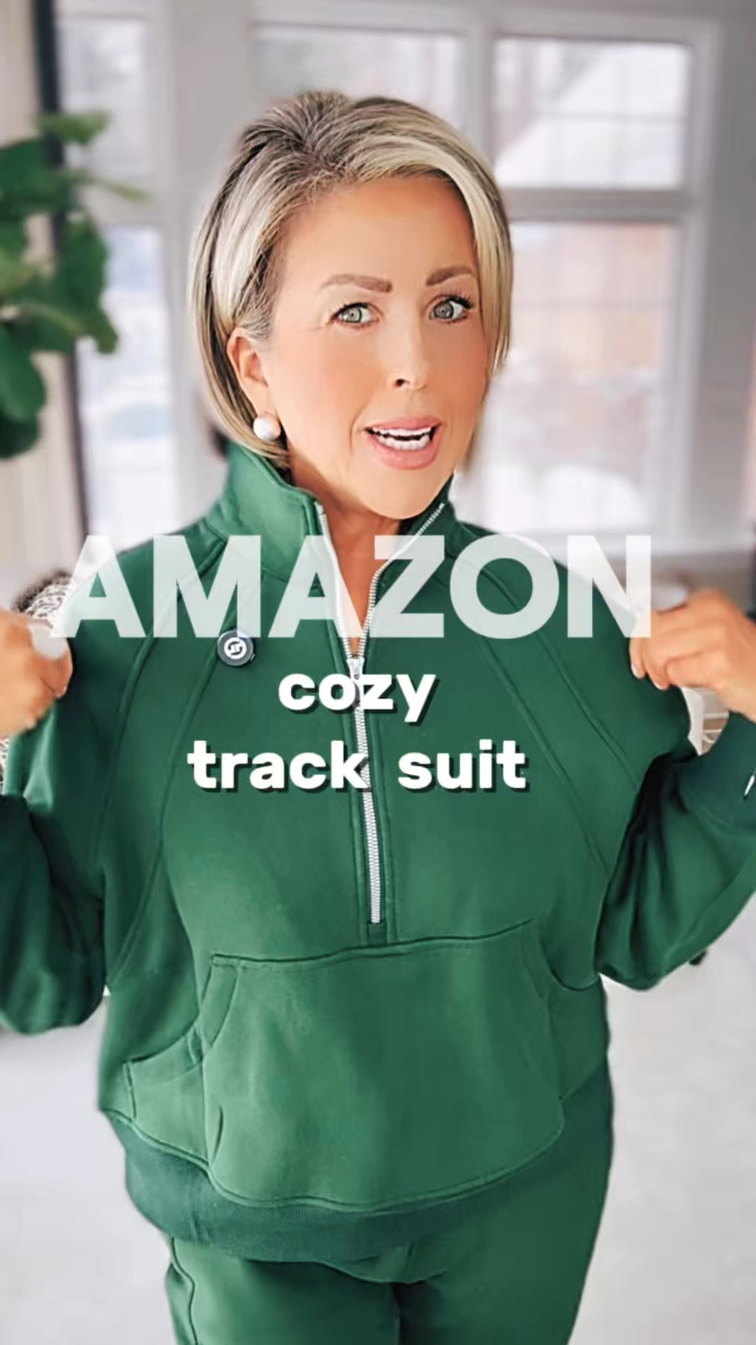 wearing a small track suit 
large in layering tee 
5/5 130

#LTKOver40 #LTKSeasonal #LTKWatchNow