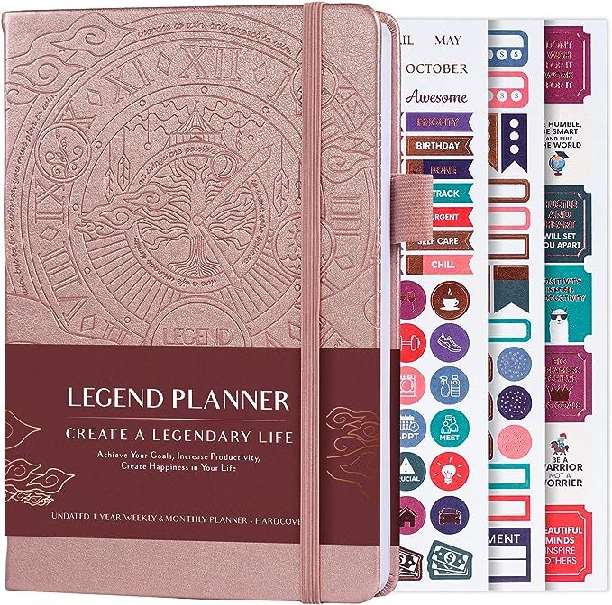 Legend Planner - Deluxe Weekly & Monthly Life Planner to Hit Your Goals & Live Happier. Organizer... | Amazon (US)