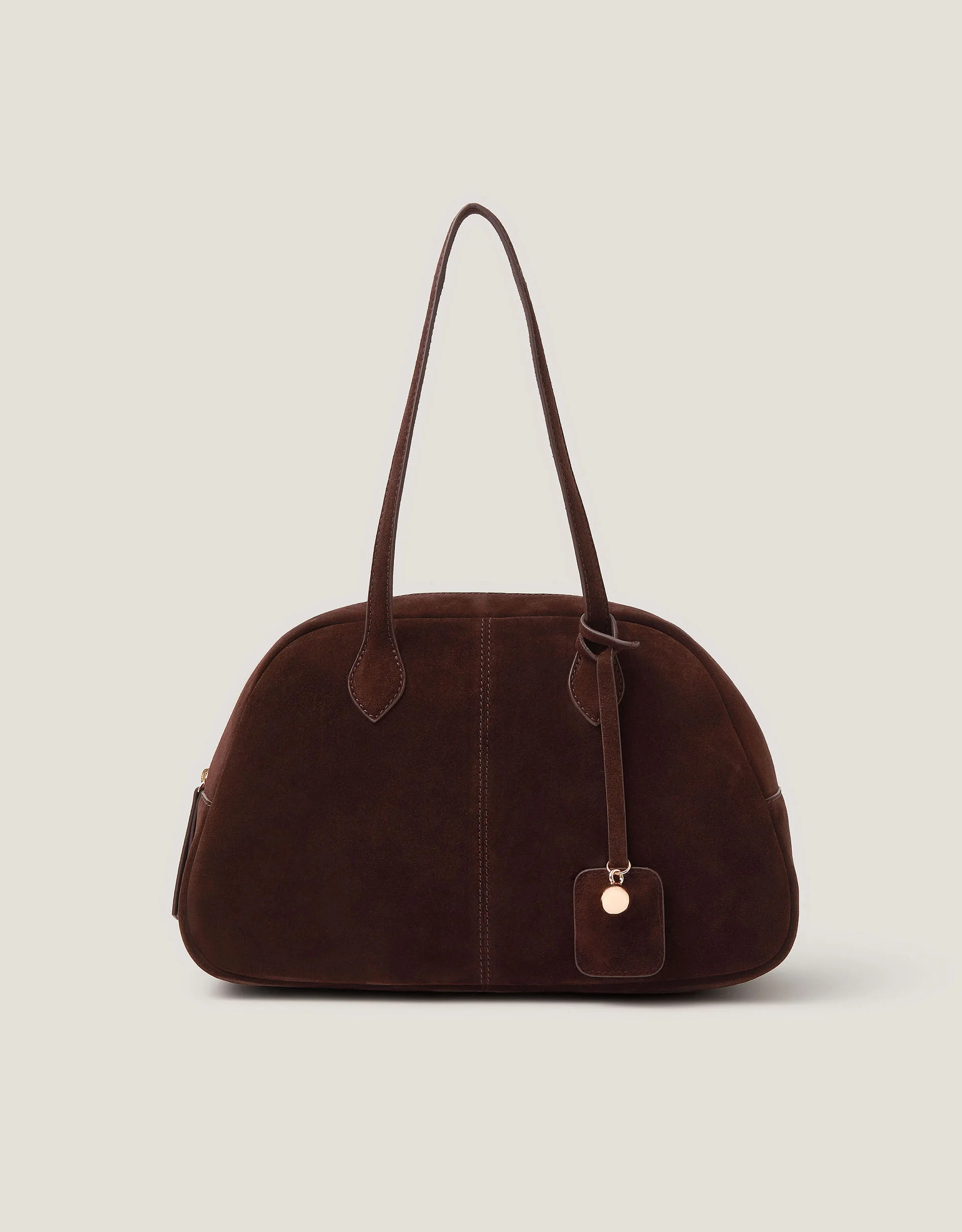 Dalia Suede Bowler Bag | Monsoon (UK)