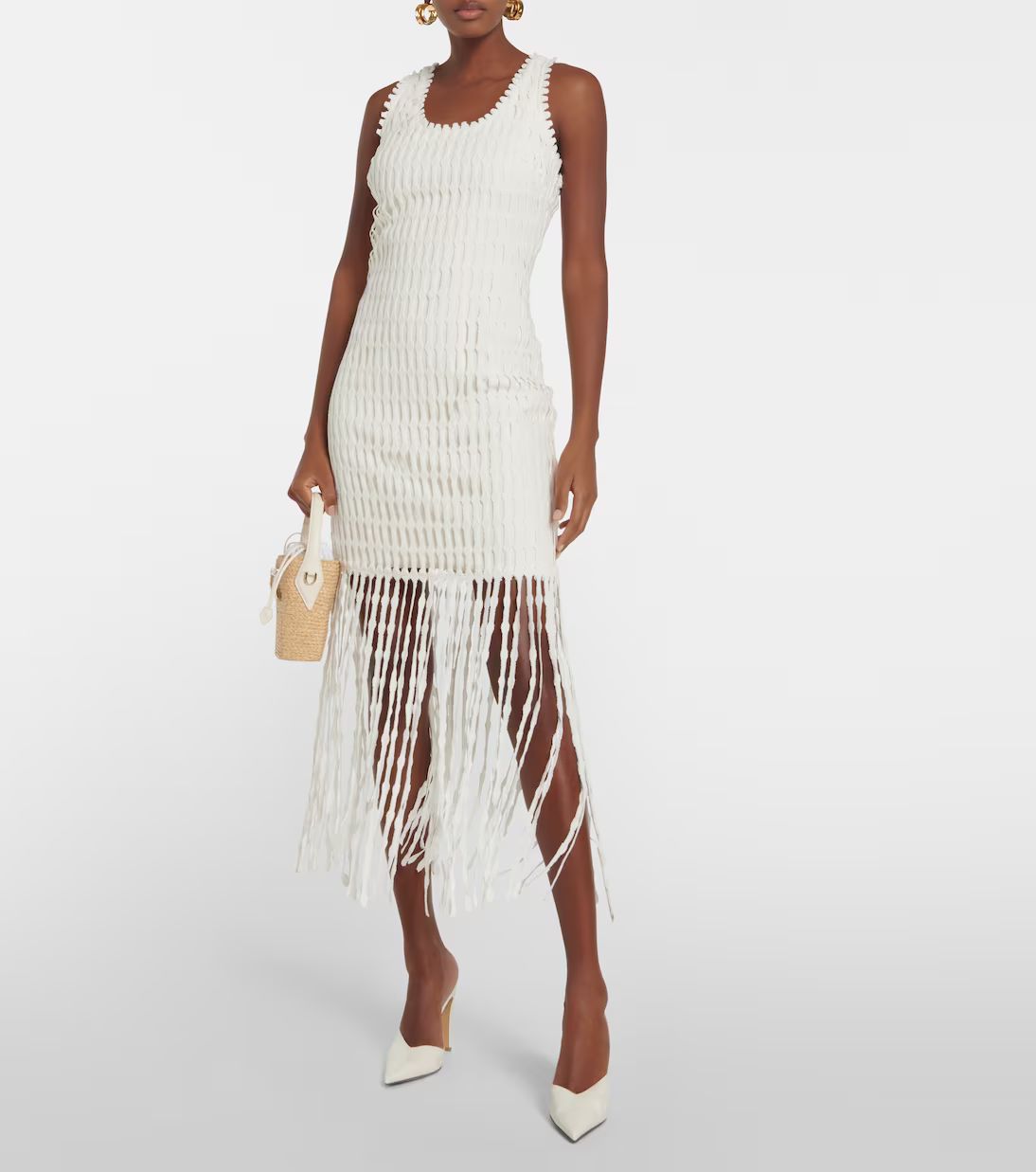 Janette fringed cotton minidress | Mytheresa (US/CA)