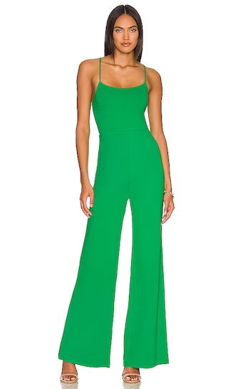 Lavinia Jumpsuit in Kelly Green | Revolve Clothing (Global)