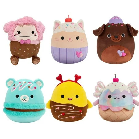 Squishmallows Valentine Squad B 2025 Set of 6 Mini 5" Plush Dolls | Walmart (US)