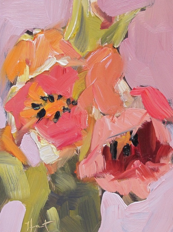 Orange Tulips | Artfully Walls