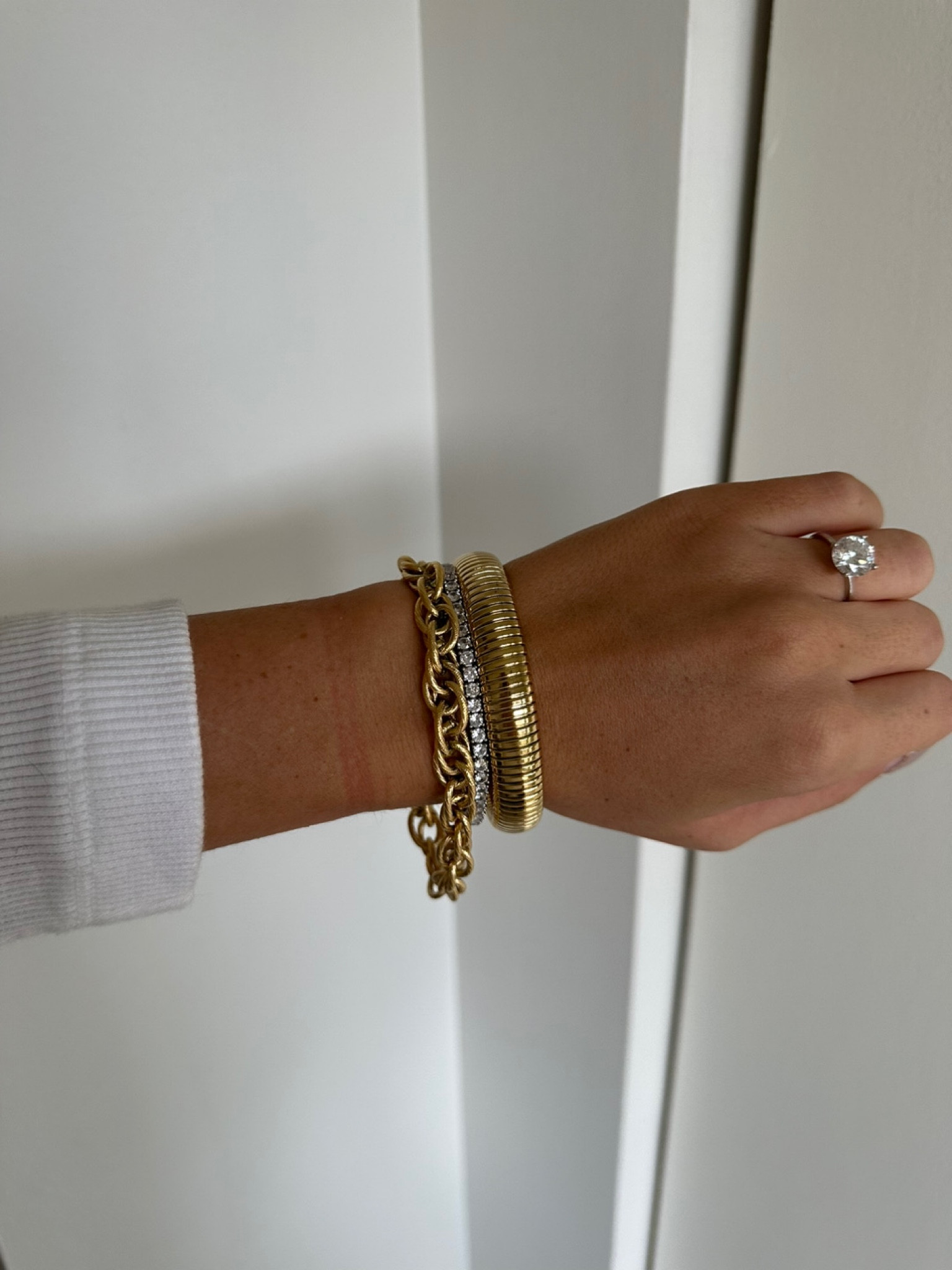 The perfect gold bracelet stack 

#LTKCyberWeek #LTKHoliday #LTKGiftGuide