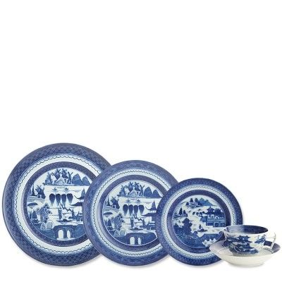 Mottahedeh Blue Canton Dinnerware Collection | Williams-Sonoma