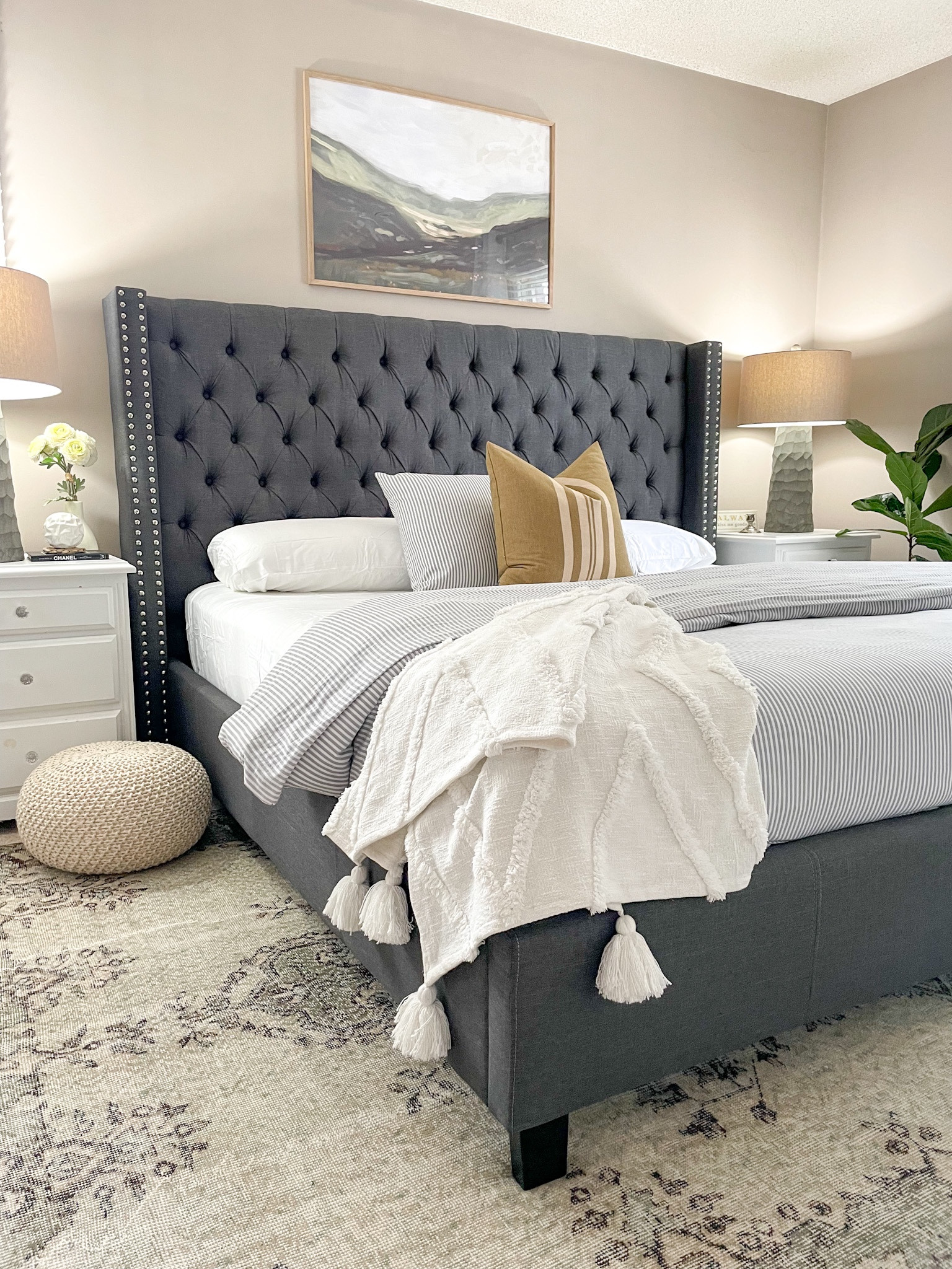 Shop my master bedroom!

#masterbedroom #bedroom #sheets #duvetset #neutralhome #neutralstyle #masterbedroomdecor #whitesheets #tuftedheadboard #mycozyhome

#LTKhome #LTKstyletip