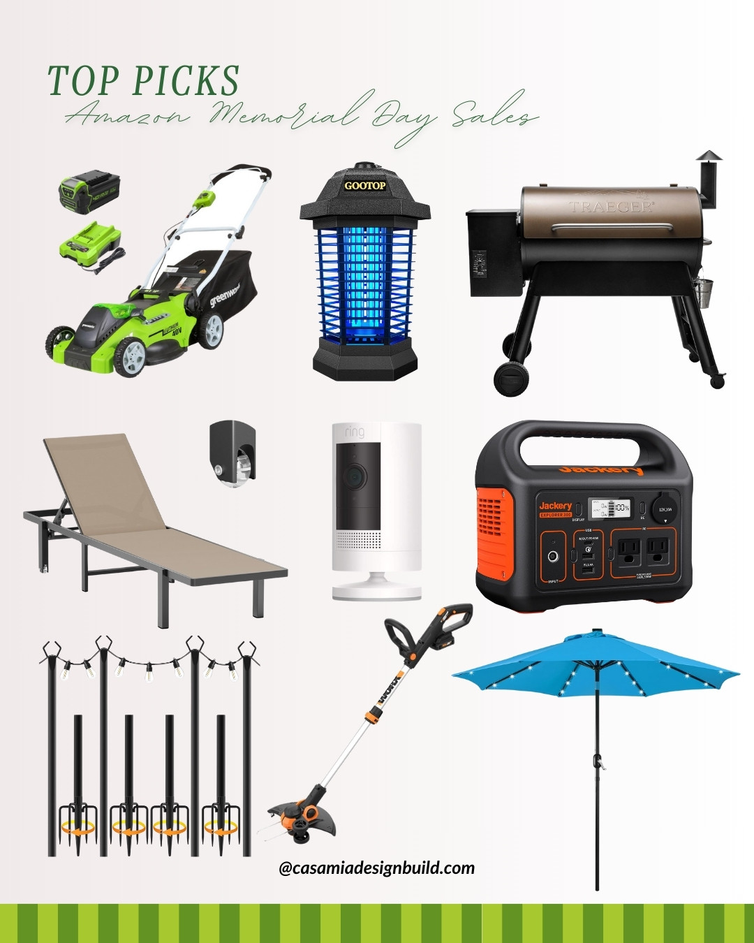 Memorial Day Garden Essentials Sale
Fire up the grill and freshen up your yard, save on lights, lawn care & more outdoor must-haves! 

 #LTKGiftGuide #LTKHome #LTKSaleAlert