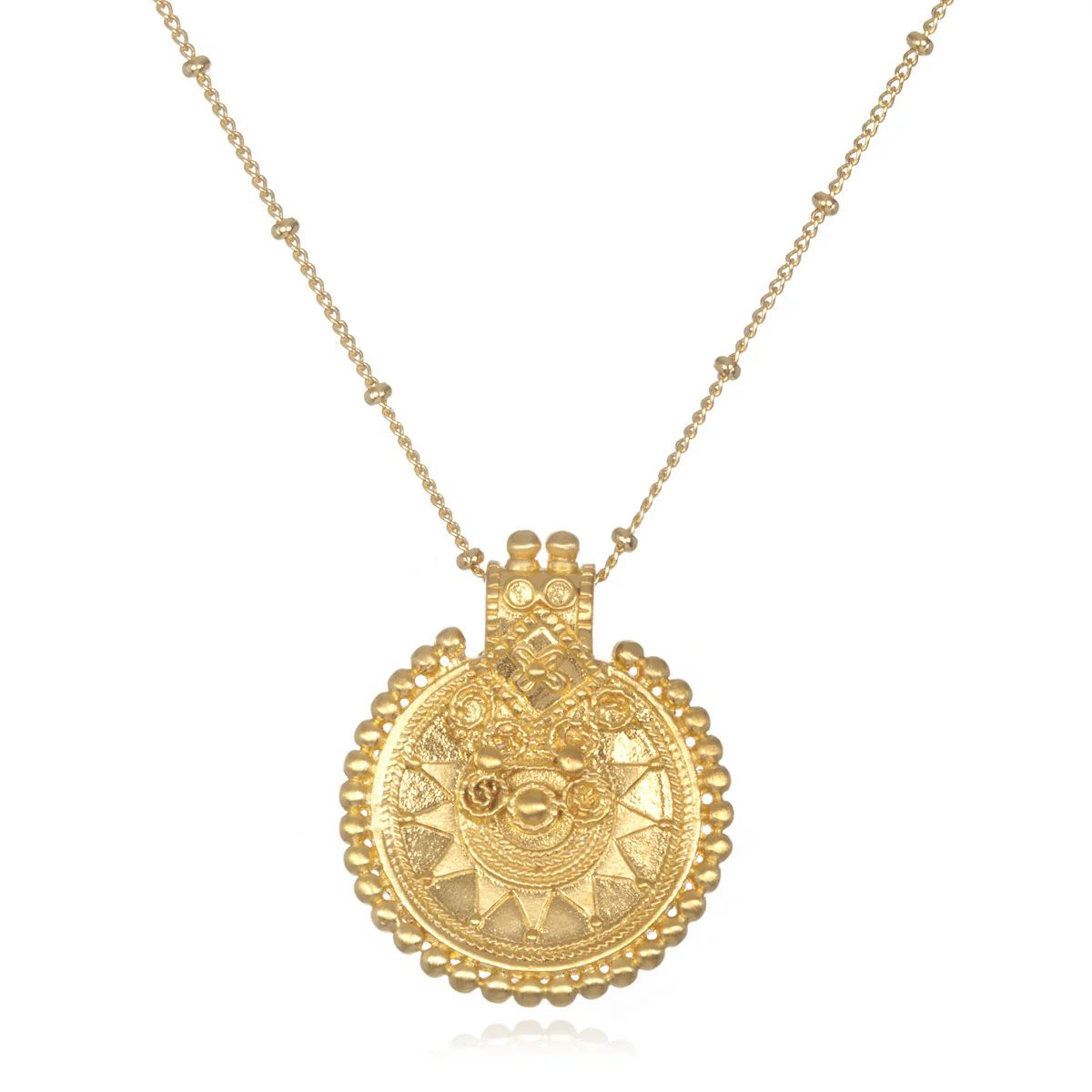 Gold Mandala Necklace | Satya Jewelry