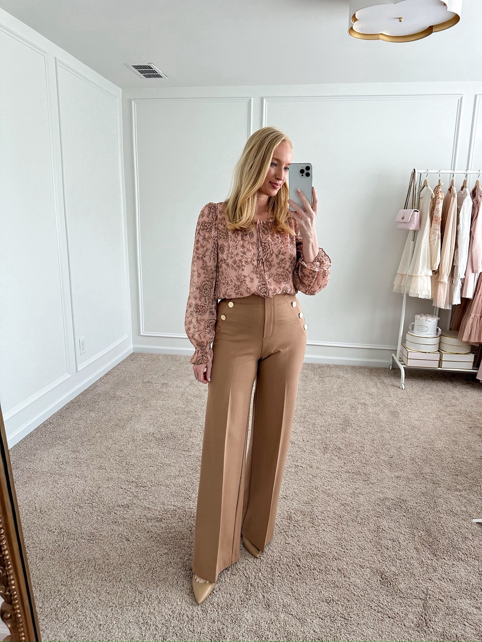 Gorgeous fall work outfit! Can’t believe this Loft blouse is under $50. Wearing size small. Work outfits // workwear // work tops // Spanx pants // Loft 

#LTKWorkwear #LTKFindsUnder50 #LTKSeasonal