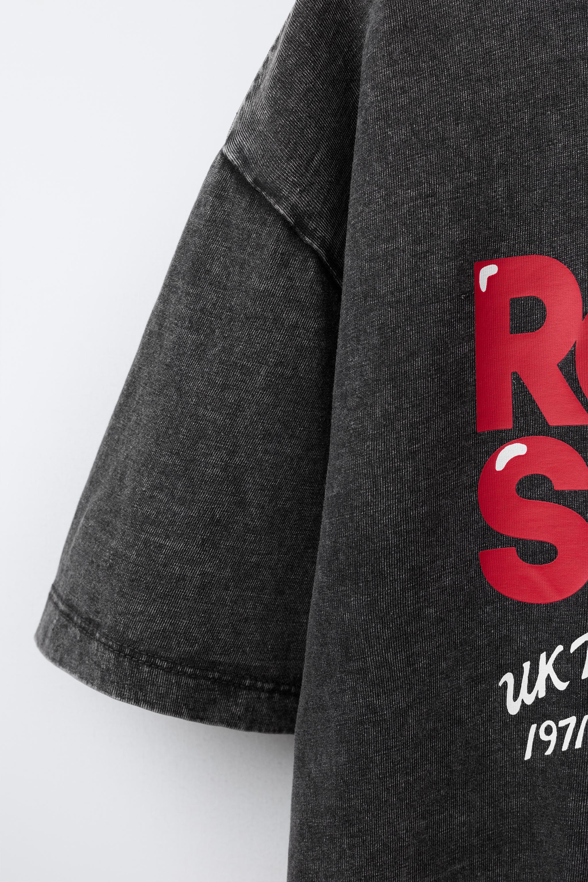 WASHED EFFECT ROLLING STONES © T-SHIRT | Zara US