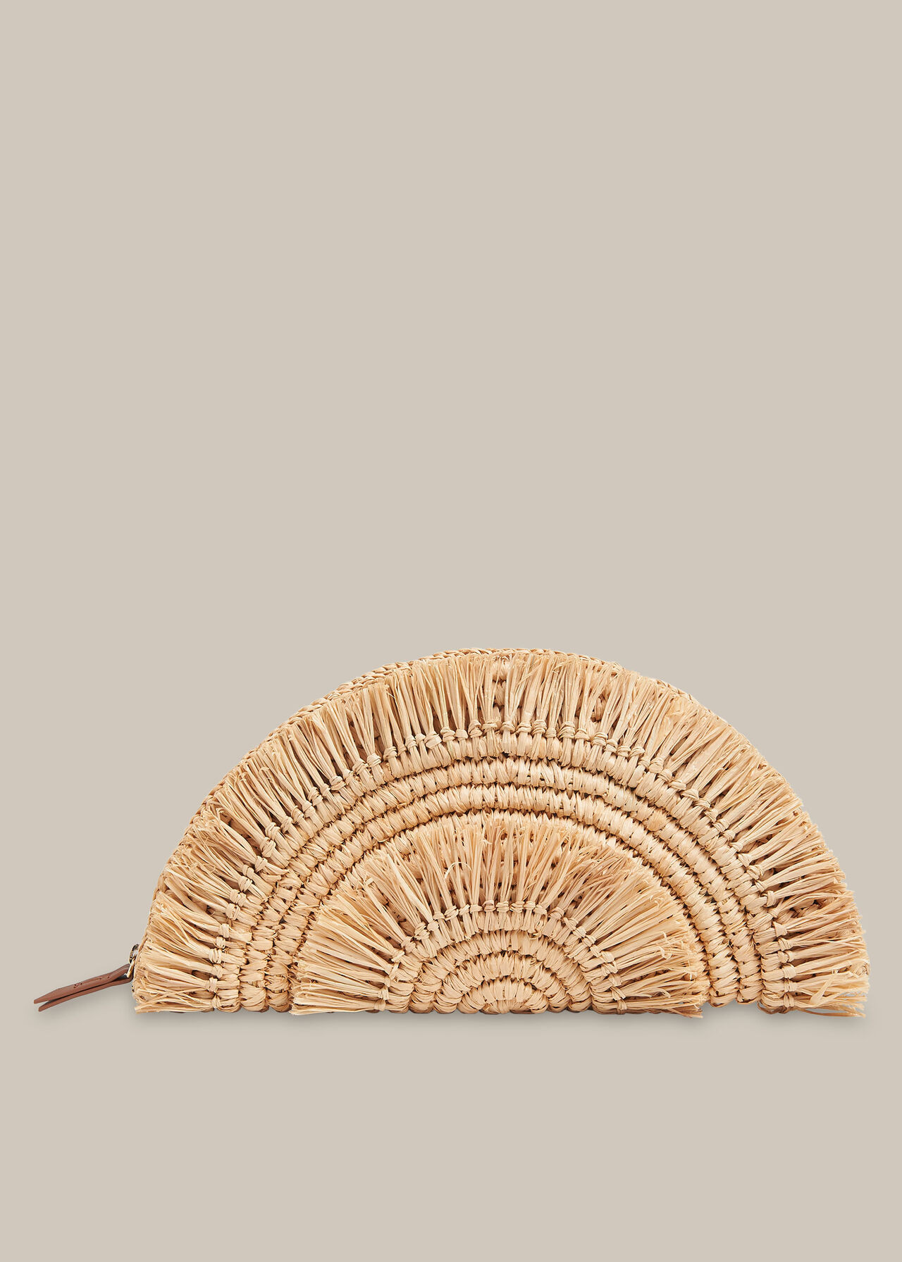Santino Fringe Straw Clutch | Whistles