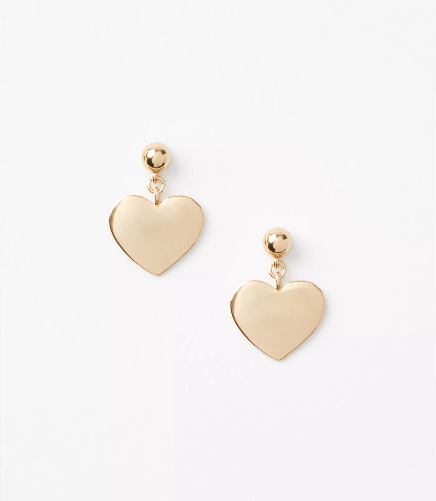 Heart Drop Earrings | LOFT | LOFT