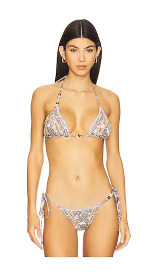 Robin Bikini Top in Popsicle Paisley | Revolve Clothing (Global)