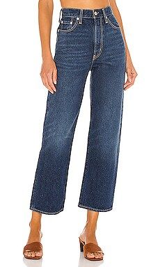 LEVI'S Wellthread Ribcage Ankle Jean in Ground Swell from Revolve.com | Revolve Clothing (Global)