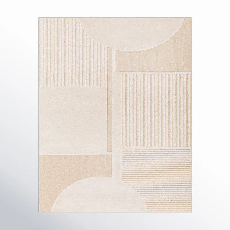 Courtyard Cream/Light Beige Rug | AllModern