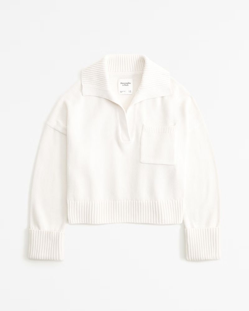 Notch-Neck Sweater | Abercrombie & Fitch (US)