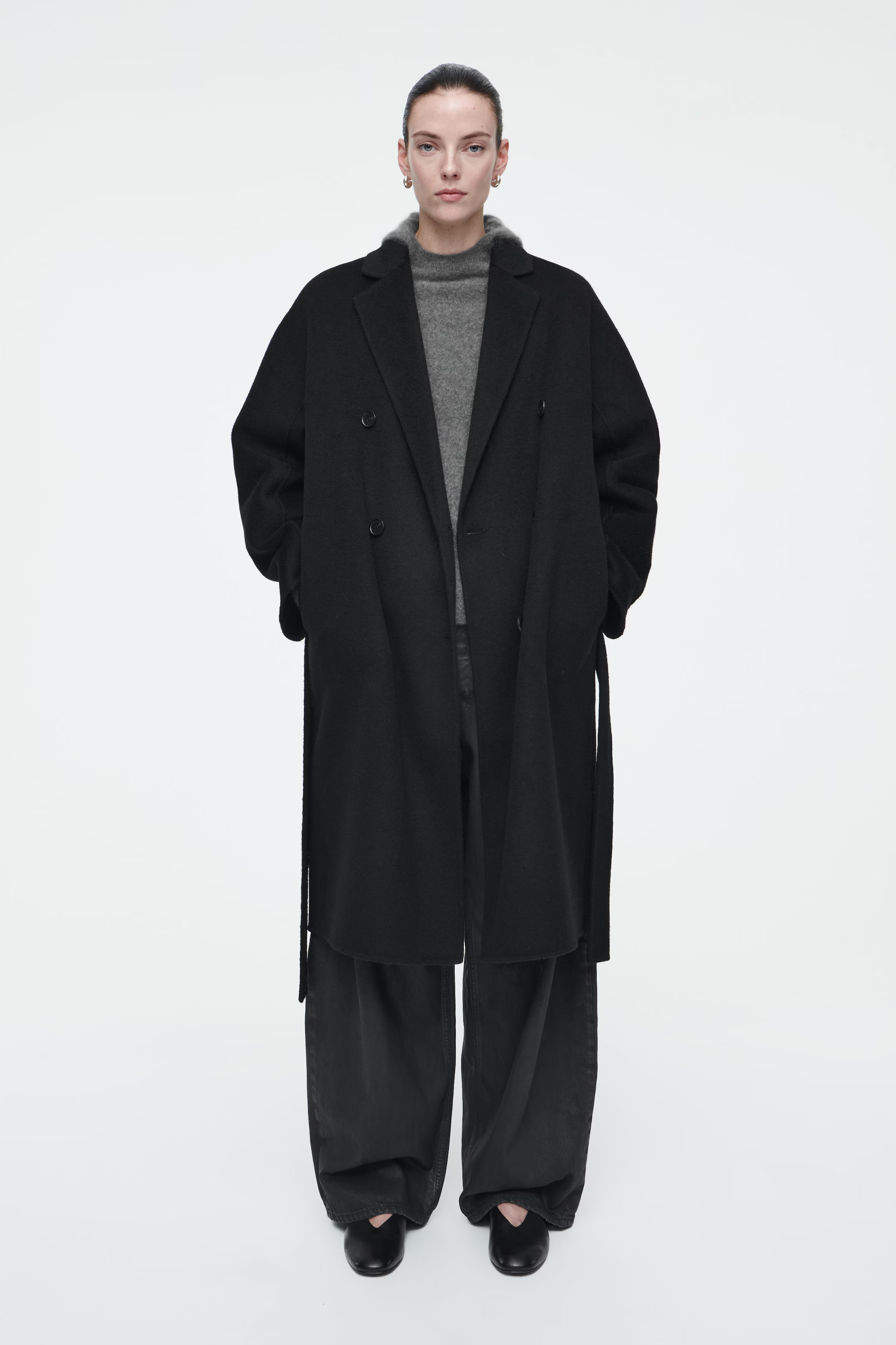 BUCKLED BALLET FLATS - BLACK | COS UK