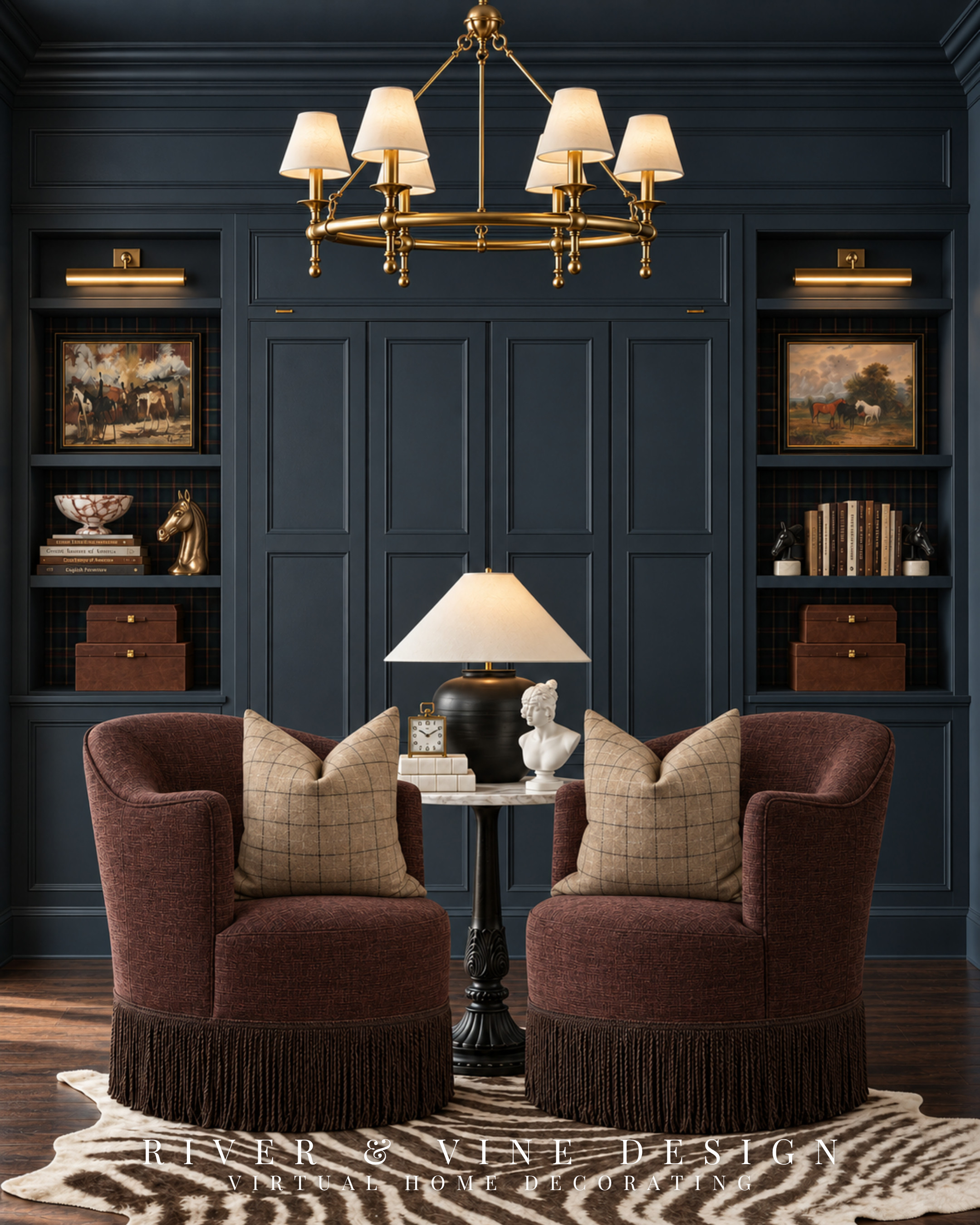 Why give up an entire room for a bed you only need when guests visit?

This home office with a built-in Murphy bed makes room for work, reading, and overnight company. With the bed closed, paneled cabinetry becomes the backdrop for a seating area, complete with rich brown chairs, warm brass lighting, and deep navy millwork.

The detail that makes it work: carrying the cabinetry’s color and molding across the bed front so everything feels thoughtfully designed together. Function is built right into what makes the room beautiful.

Save this for the spare room you want to get more use out of.

home office with Murphy bed, office guest room ideas, navy home office, built-in Murphy bed ideas, traditional office decor, home office seating area

I may receive a commission from purchases made through my links. 

 #LTKHome