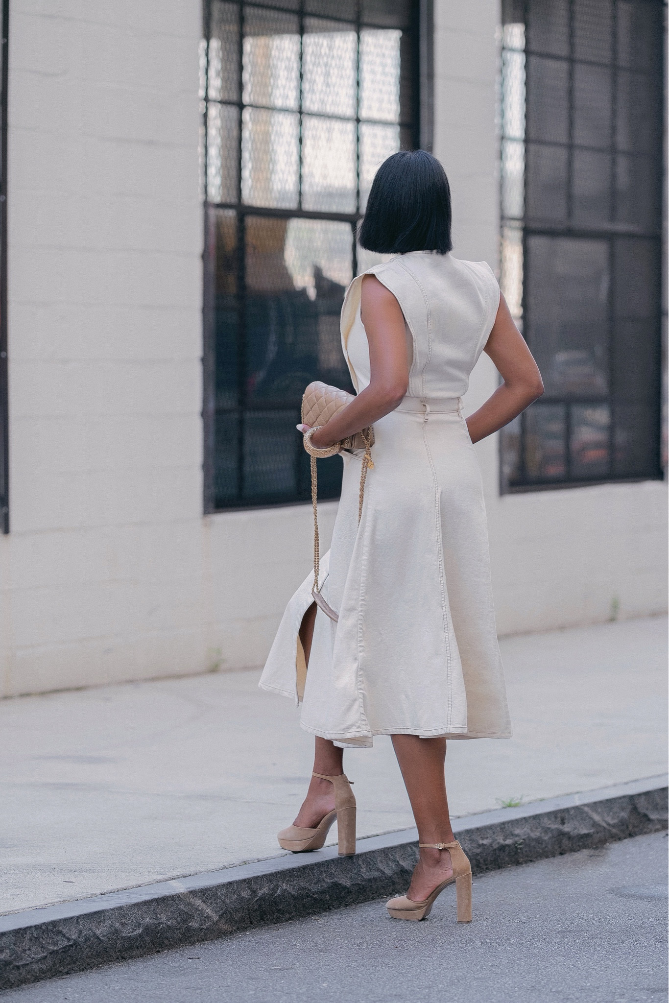 banana republic ella denim midi dress Rodeo  Banana Republic