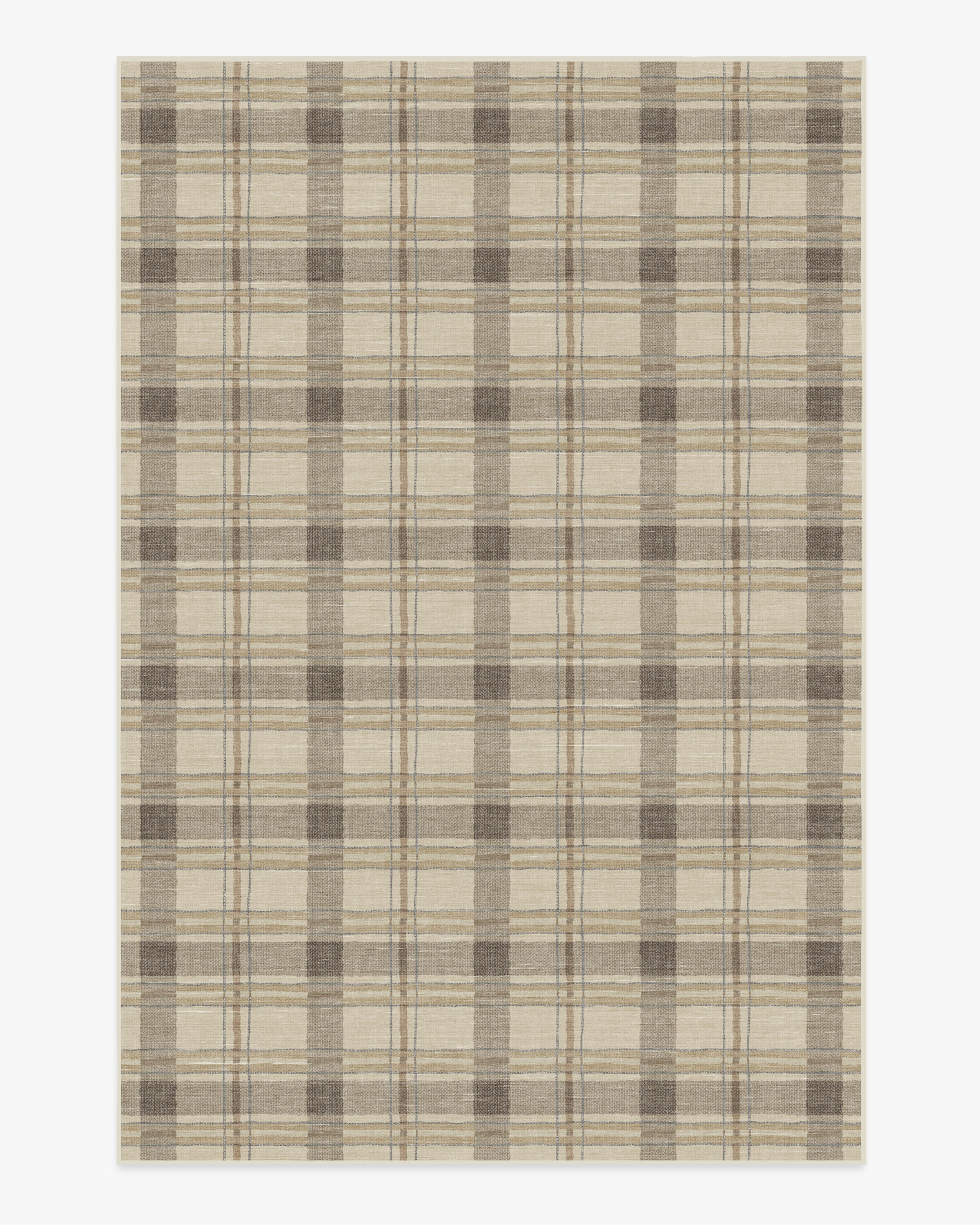 Piper Plaid Neutral Rug | Ruggable