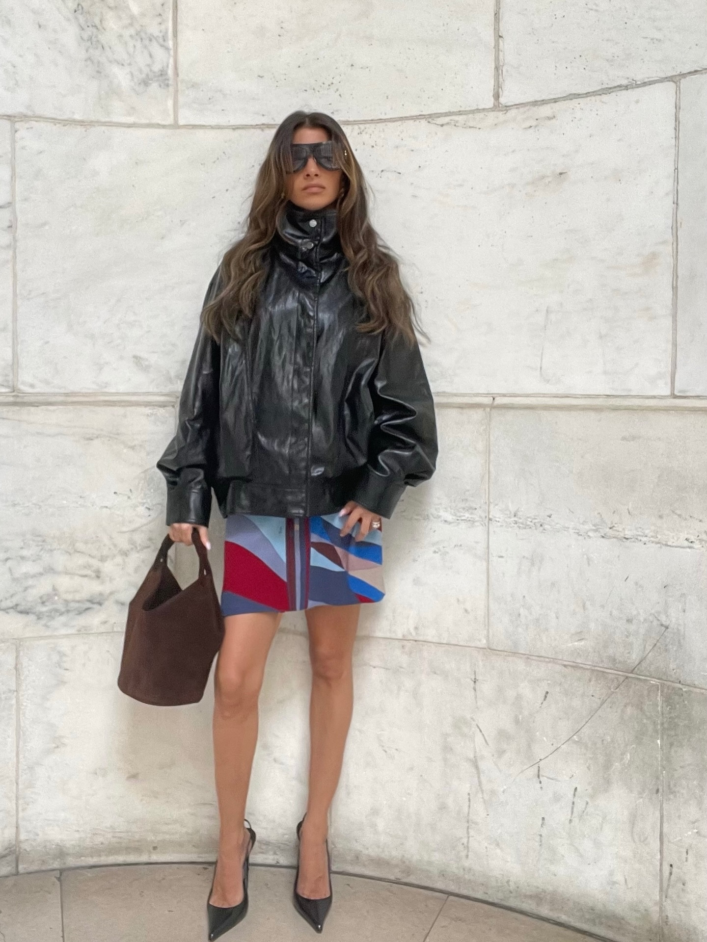 Last look from nyfw♥️🤎💙 @emiliopucci 

#nyfw #nyfashionweek #nyfashionblogger #nycbloggers #falloutfitinspo #falllooks