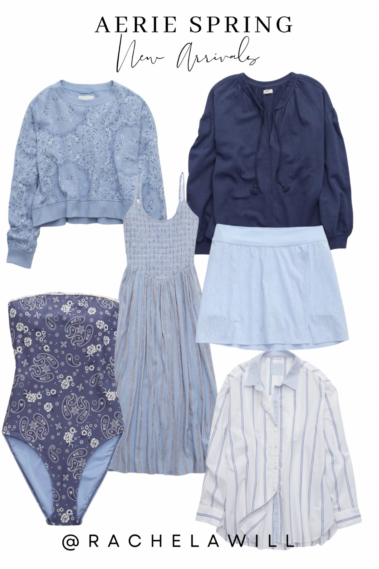 Aerie new arrivals 🦋💙🧢

#aerie #aeriespring #aerieswim #aeriesweaters #spring #springinspo #springoutfits #springfashion #springdesign #blueoutfits #aerieblue #aeriestyle #aeriesale 

#LTKSwim #LTKActive #LTKFindsUnder50