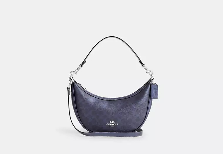 Aria Shoulder Bag In Signature Canvas | Coach Outlet CA