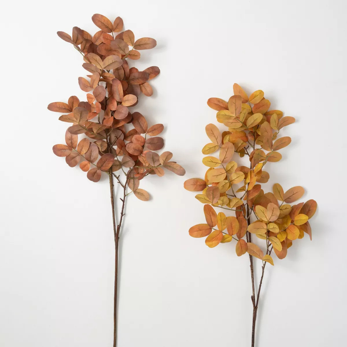 Sullivans Artificial Fall Leaves Stem Multicolor 48"H  Set of 2 | Target