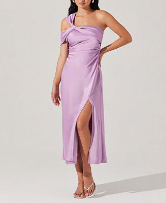 Women's Cersei One-Shoulder Midi Dress | Macy's