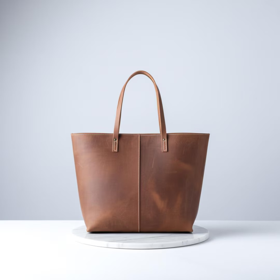 Custom Leather Tote Bag, Zippered for Teacher, Large Tote Bag, Gift for Women Teacher Shoulder Ba... | Etsy (US)