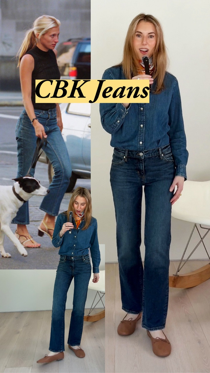 Love these Frame jeans! TTS: I'm in a 26, my usual size, and I'm 5'7" (170cm). The length is perfect on me and would be great as a crop if you're taller. If you're shorter, you may need to hem them or pin the back (pinch inside the center back, about 2" up from the hem, and pin horizontally with a safety pin). The Polo denim shirt is very fitted. I'm in a size 4. My scarf is vintage Hermès.

#LTKootd #LTKSeasonal
