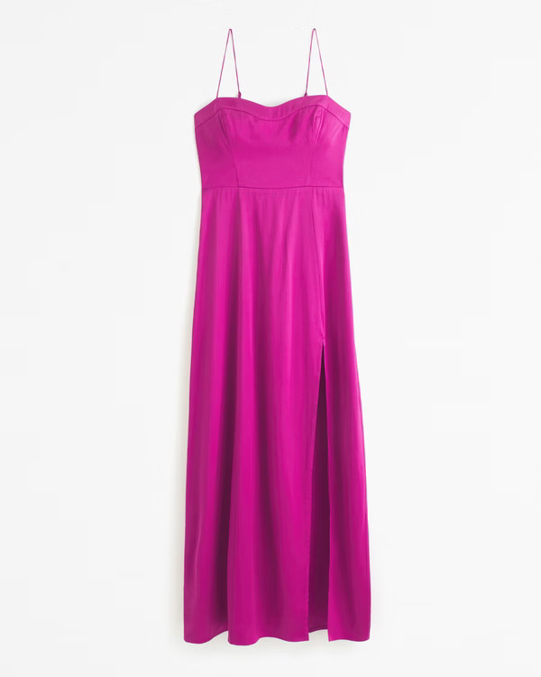 Women's The A&F Camille Maxi Dress | Women's Clearance | Abercrombie.com | Abercrombie & Fitch (US)