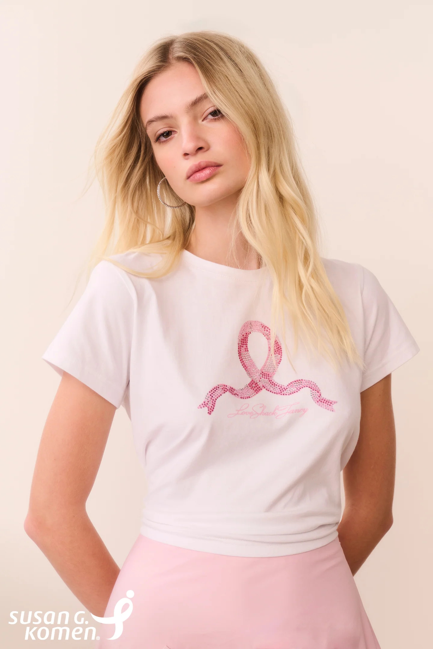Breast Cancer Awareness Tee | LoveShackFancy