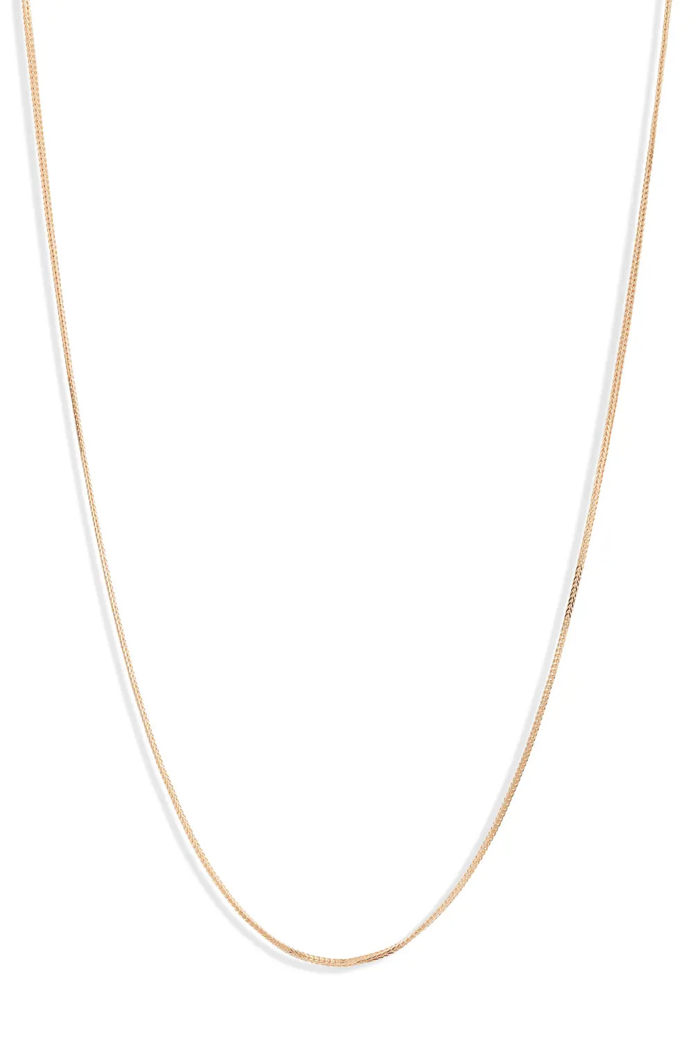 Bony Levy Essentials 14K Gold Chain Necklace, Size 18 In in Yellow Gold at Nordstrom | Nordstrom Canada