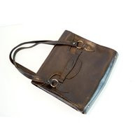 Vintage Handbag.real Leather Handbag.a Very Classy & Practical Brown Genuine Handbag. 60S Accessory, | Etsy (US)