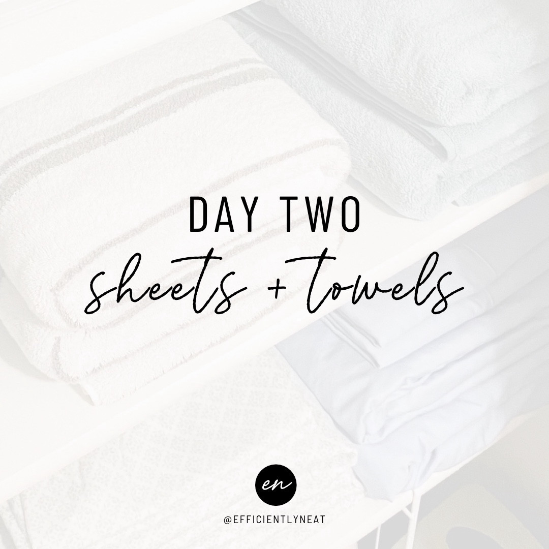 Welcome to Day 2 of the #freshstartchallenge … Get excited because we are going to get your sheets & towels on point 🤌🏼

Swipe to see the details and check out today’s story for my favorite way to fold sheets ❤️

🔗 You don’t have spend a dime to see amazing results, but if you are look for links to my favorite organizing products head over to my bio or visit the LTK App!

⭐️ Want Extra Credit? Post a picture of today’s challenge to your stories and tag @efficientlyneat 

#LTKfamily #LTKfindsunder50 #LTKhome