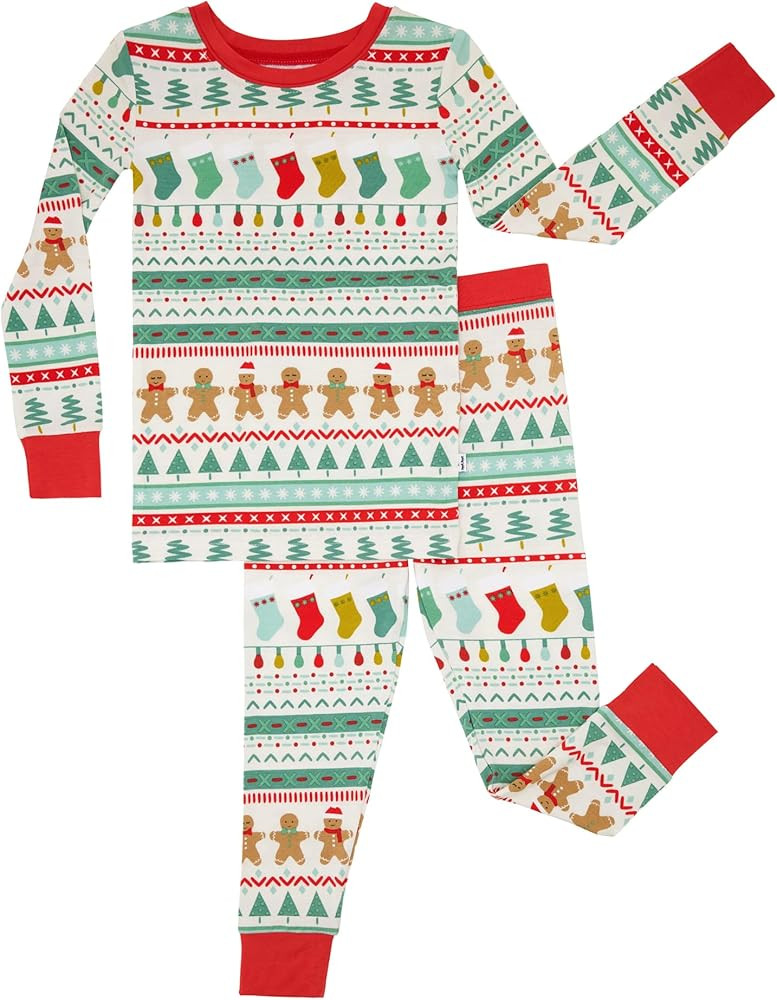 Little Sleepies Two-Piece Pajama Set for Boys & Girls, Soft Viscose from Bamboo Toddler Pajamas f... | Amazon (US)