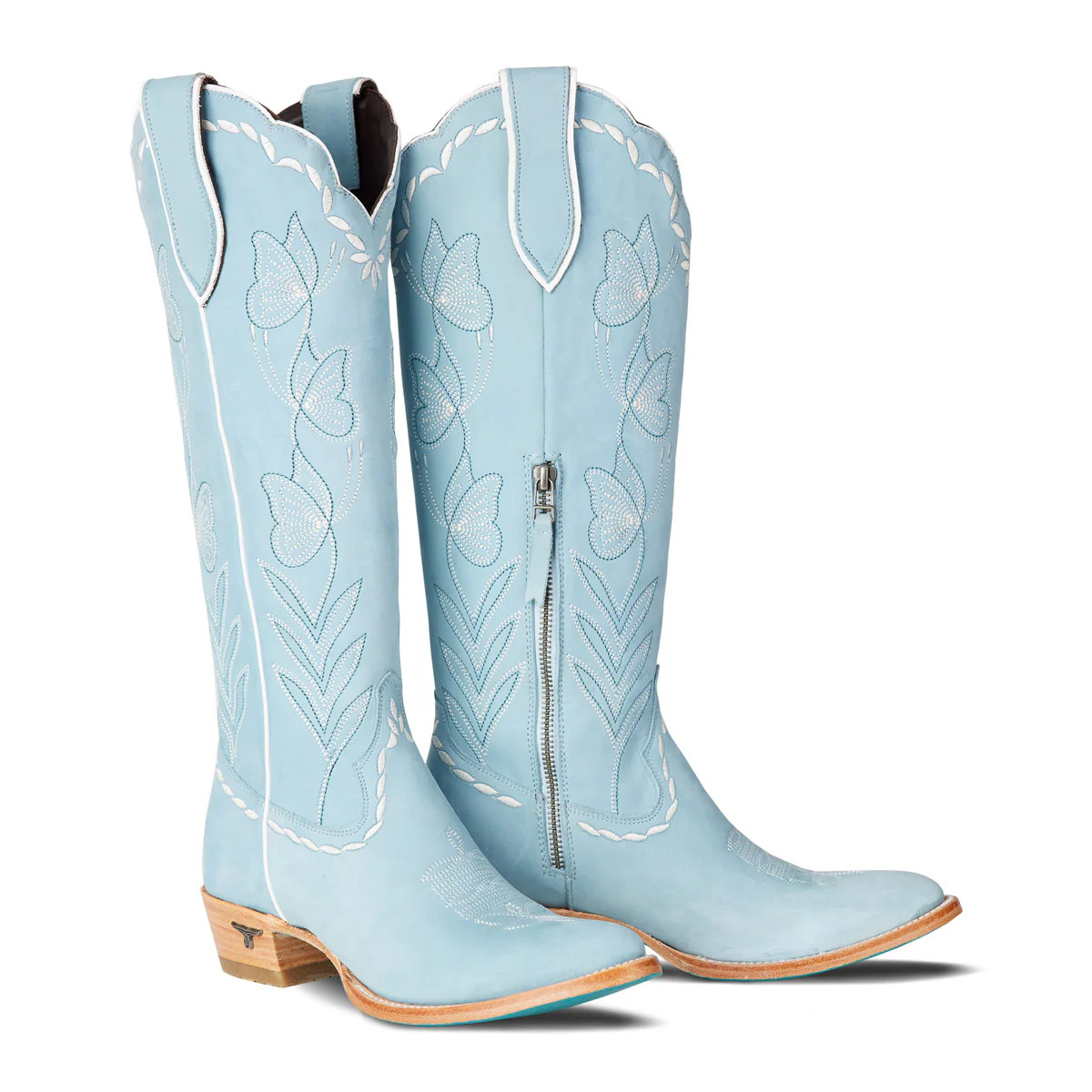 Sweet Memories Knee High - Powder Blue | Lane Boots