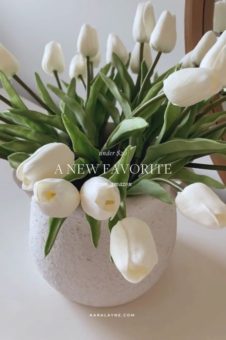 This might be top five in my favorite Amazon finds! 😍 Faux tulips to add to your spring and summer decor that look so real. They add the perfect spring touch! 

#LTKSeasonal #LTKhome #LTKunder50