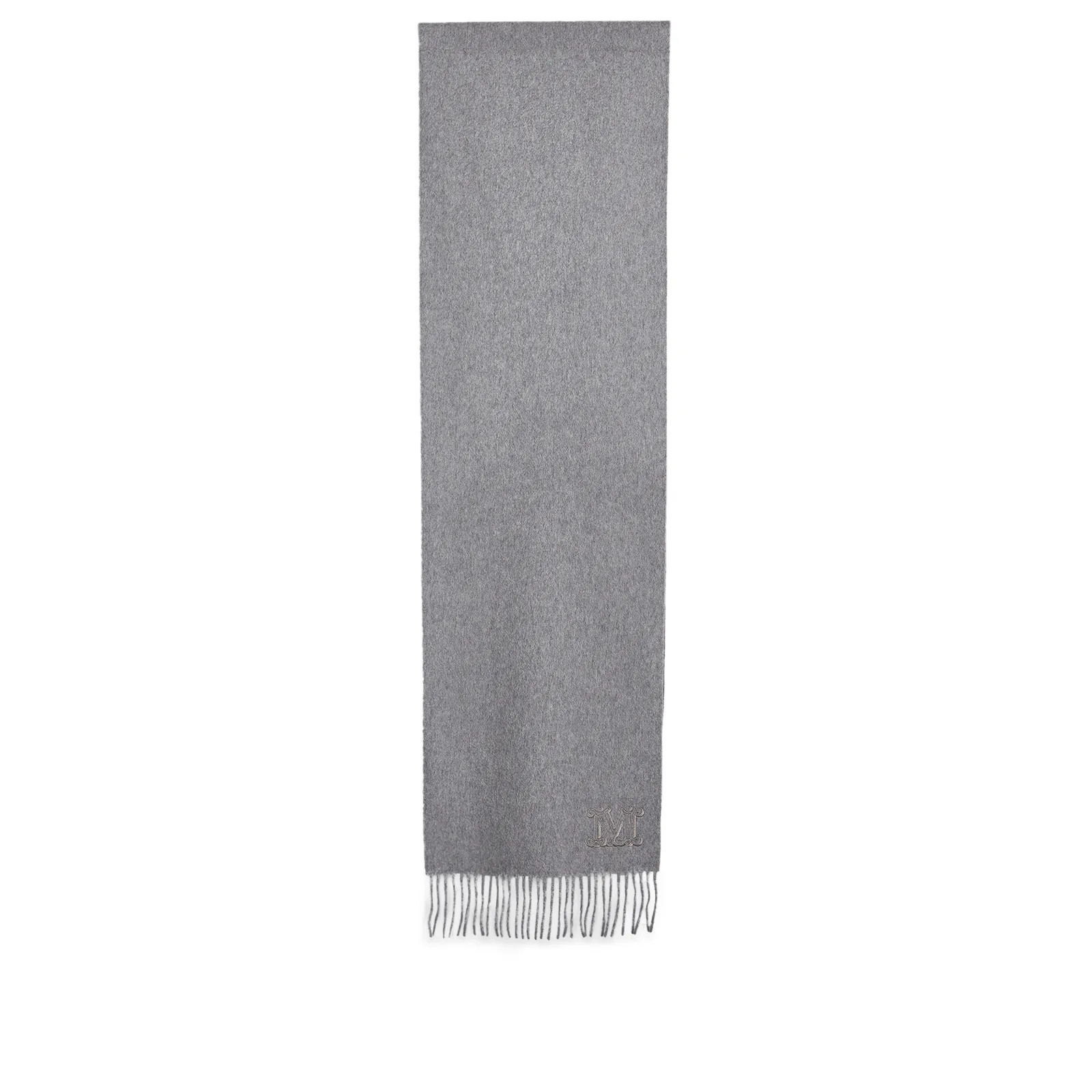 Max Mara Women's Cashmere Scarf in Medium Grey | END. Clothing | END. Clothing